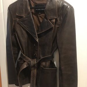 Wilson brown leather jacket